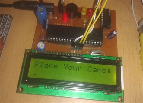 rfid based attendance system using 8051 project code|8051 microcontroller attendance.